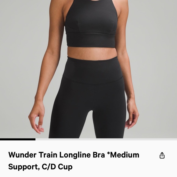 lululemon wonder train longline bra - Picture 3 of 3